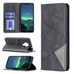 Custodia in pelle magnetica a vibrazione orizzontale con struttura a rombo con supporto, slot per carte e portafoglio, For Samsung Galaxy S21 FE, For Nokia G20 / G10, For Nokia 1.4