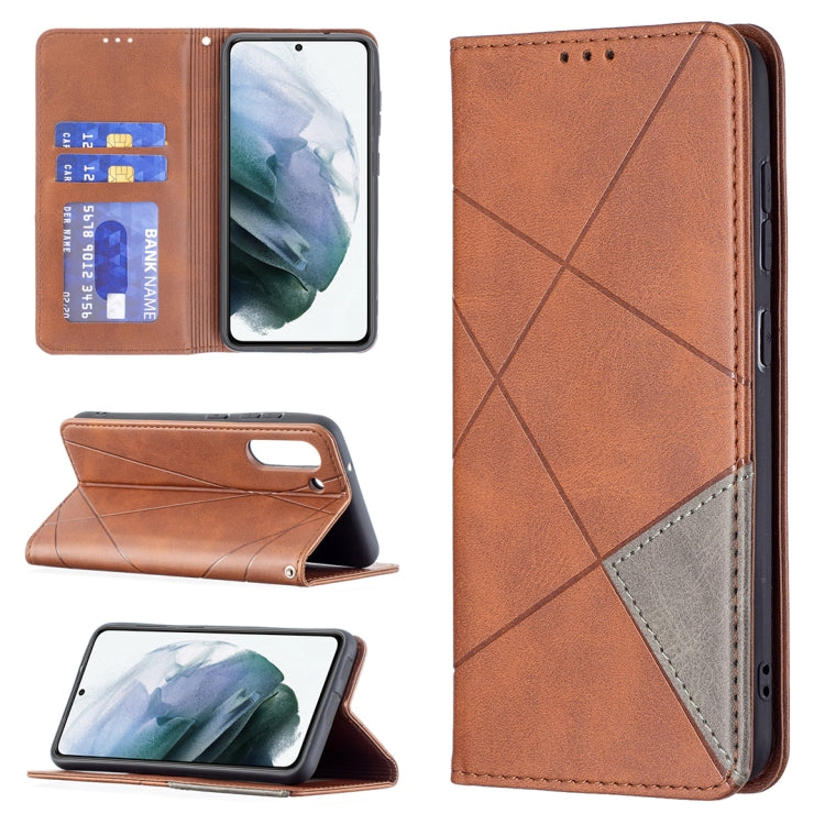 Custodia in pelle magnetica a vibrazione orizzontale con struttura a rombo con supporto, slot per carte e portafoglio, For Samsung Galaxy S21 FE, For Nokia G20 / G10, For Nokia 1.4