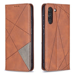Custodia in pelle magnetica a vibrazione orizzontale con struttura a rombo con supporto, slot per carte e portafoglio, For Samsung Galaxy S21 FE, For Nokia G20 / G10, For Nokia 1.4