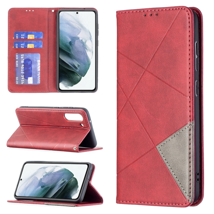 Custodia in pelle magnetica a vibrazione orizzontale con struttura a rombo con supporto, slot per carte e portafoglio, For Samsung Galaxy S21 FE, For Nokia G20 / G10, For Nokia 1.4