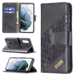 Custodia in pelle sintetica a vibrazione orizzontale con trama in coccodrillo abbinata con portafoglio, supporto e slot per carte, For Samsung Galaxy S21 FE / S21 Lite, For Nokia 1.4
