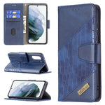 Custodia in pelle sintetica a vibrazione orizzontale con trama in coccodrillo abbinata con portafoglio, supporto e slot per carte, For Samsung Galaxy S21 FE / S21 Lite, For Nokia 1.4