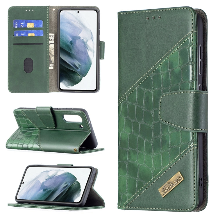 Custodia in pelle sintetica a vibrazione orizzontale con trama in coccodrillo abbinata con portafoglio, supporto e slot per carte, For Samsung Galaxy S21 FE / S21 Lite, For Nokia 1.4
