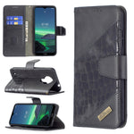 Custodia in pelle sintetica a vibrazione orizzontale con trama in coccodrillo abbinata con portafoglio, supporto e slot per carte, For Samsung Galaxy S21 FE / S21 Lite, For Nokia 1.4
