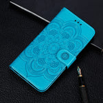 Custodia portafoglio in pelle sintetica per Galaxy S21 FE
