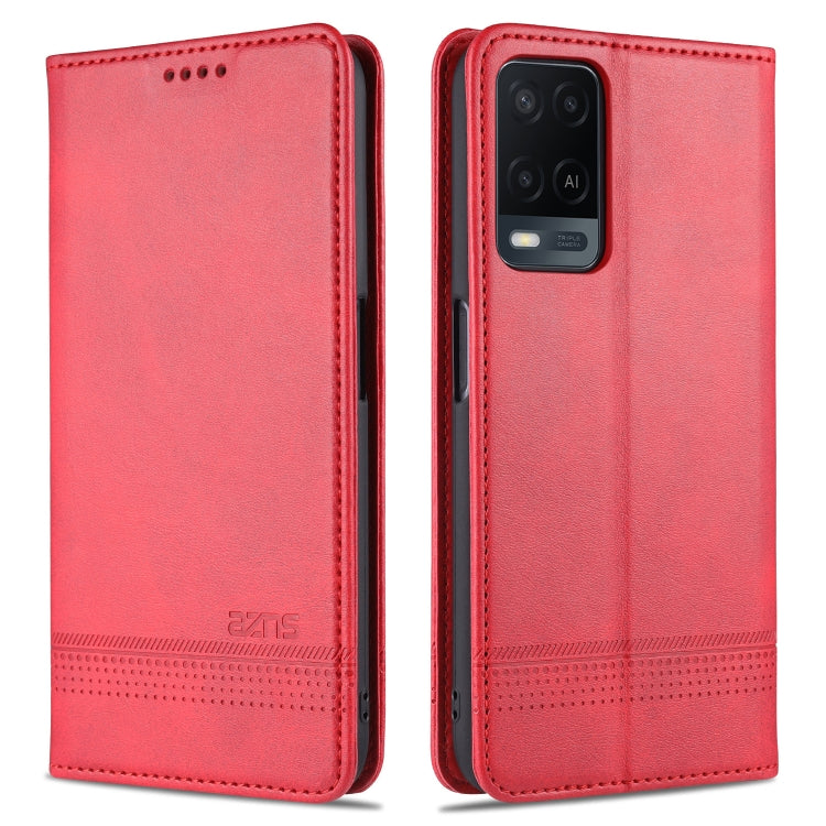 Custodia portafoglio in pelle con slot carte per OPPO A95 5G