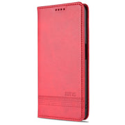 AZNS Custodia in pelle a vibrazione orizzontale con struttura in vitello magnetico con slot per carte, supporto e portafoglio, For OPPO A54 4G, For OPPO A94 5G, For OPPO A95 5G, For Xiaomi Mi 11 Lite