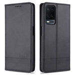 Custodia portafoglio in pelle con slot carte per OPPO A95 5G