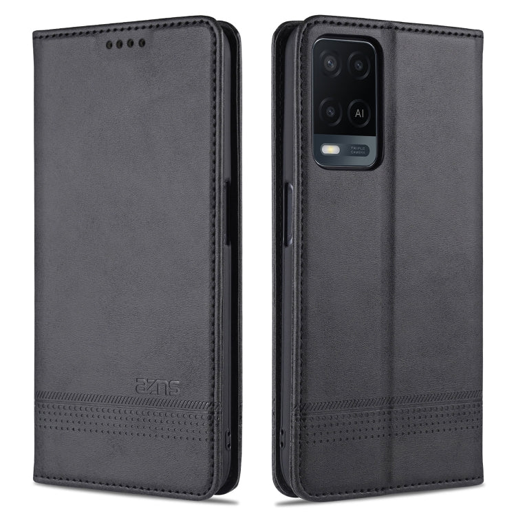 Custodia portafoglio in pelle con slot carte per OPPO A95 5G