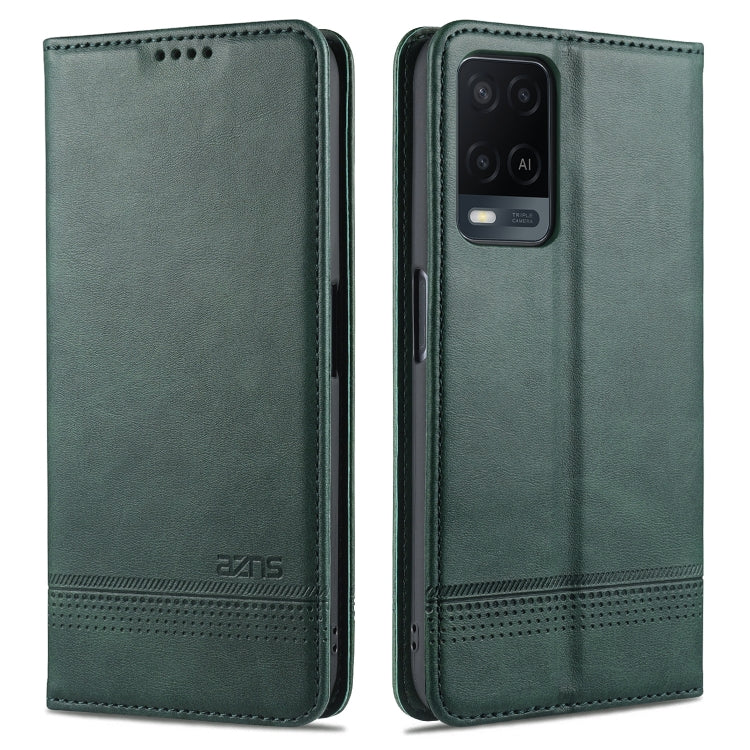Custodia portafoglio in pelle con slot carte per OPPO A95 5G