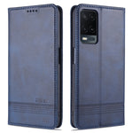 Custodia portafoglio in pelle con slot carte per OPPO A95 5G