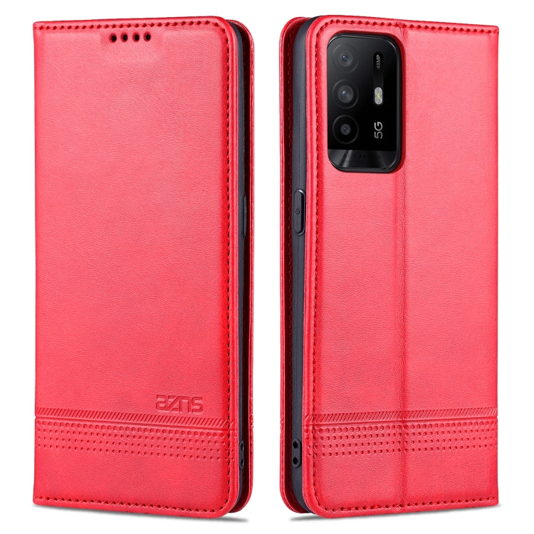 Custodia portafoglio in pelle con slot carte per OPPO A95 5G