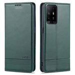 Custodia portafoglio in pelle con slot carte per OPPO A95 5G