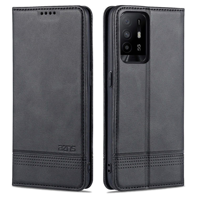 Custodia portafoglio in pelle con slot carte per OPPO A95 5G