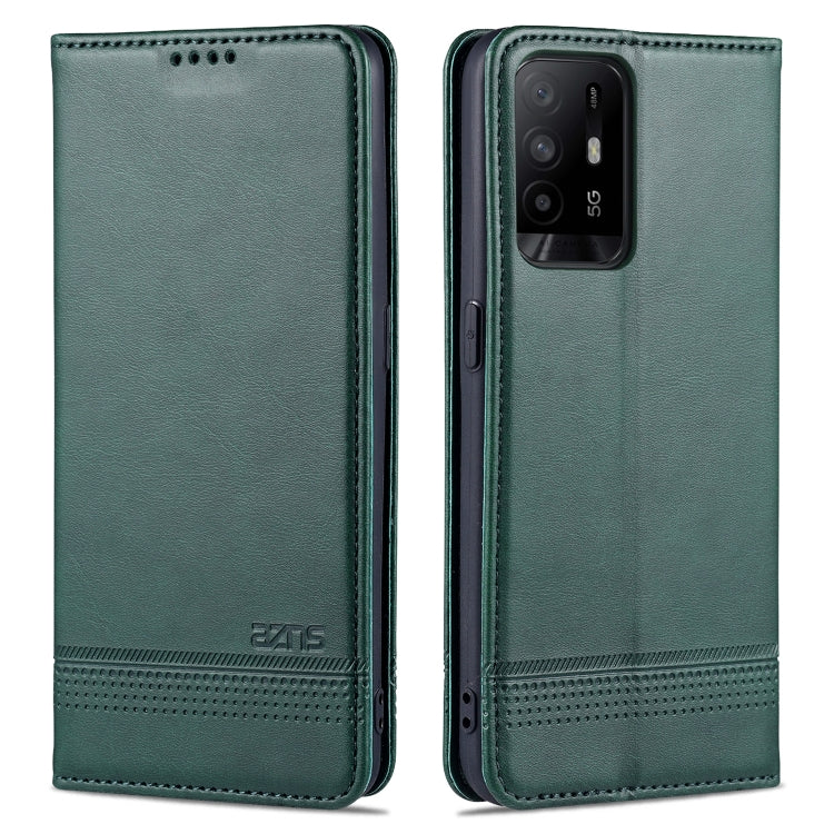 Custodia portafoglio in pelle con slot carte per OPPO A95 5G