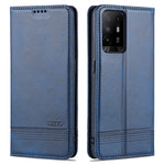 Custodia portafoglio in pelle con slot carte per OPPO A95 5G