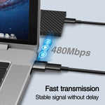 Adattatore OTG USB maschio a USB-C femmina 3A Joyroom