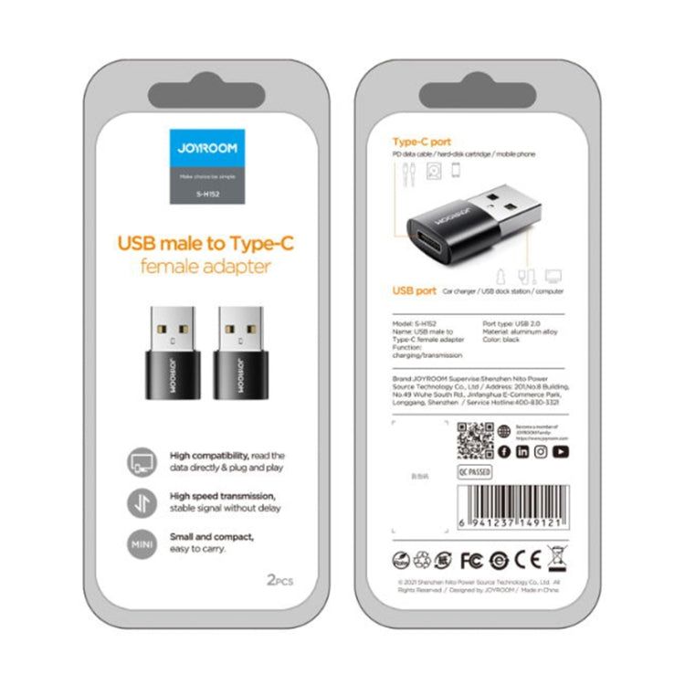 Adattatore OTG USB maschio a USB-C femmina 3A Joyroom