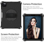 Custodia silicone antiurto con rotazione 360° per iPad Pro 11