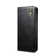 Semplice custodia in pelle a vibrazione orizzontale con trama di cavallo pazzo cerato con slot per schede e portafoglio, For Xiaomi Redmi K40 / K40 Pro, For Xiaomi Redmi Note9 4G (CN Version), For Xiaomi Redmi Note 9 5G (CN Version)                    ...