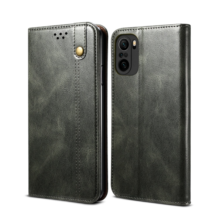 Custodia portafoglio in pelle per Xiaomi Redmi Note 10 5G