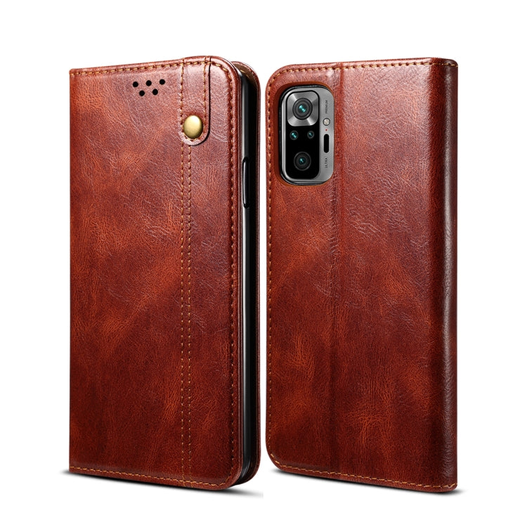 Custodia portafoglio in pelle per Xiaomi Redmi Note 10 5G