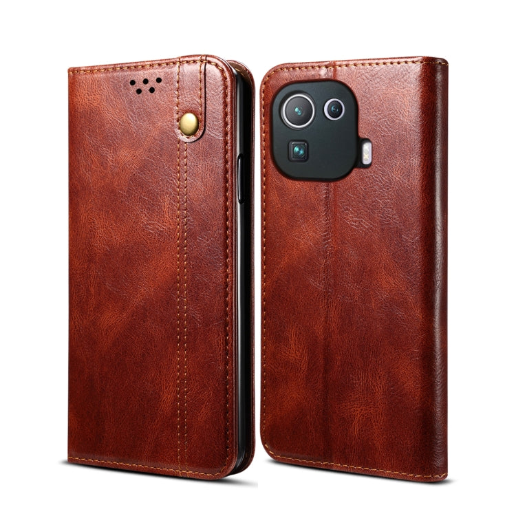 Custodia portafoglio in pelle per Xiaomi Mi 11 Lite