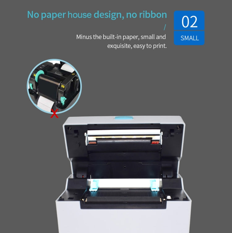 POS-9220 Stampante per etichette autoadesive Thermal Express Bill 100x150mm, versione USB con supporto,, USB,EU Plug, USB,US Plug, USB,UK Plug