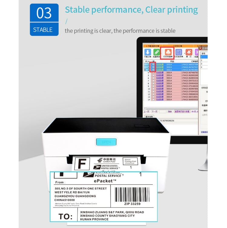 Stampante etichette termica POS-9220 USB 100x150mm