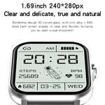 GT20 Schermo TFT da 1,69 pollici IP67 Orologio intelligente impermeabile, Supporto controllo musica / Chiamata Bluetooth / Monitoraggio frequenza cardiaca / Monitoraggio pressione sanguigna, Silicone Strap, Steel Strap
