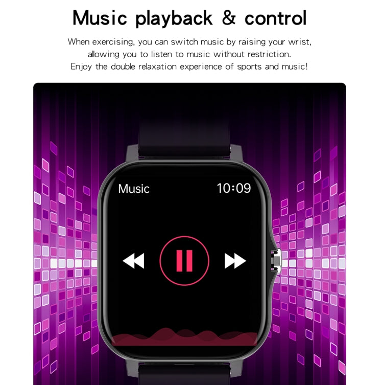 GT20 Schermo TFT da 1,69 pollici IP67 Orologio intelligente impermeabile, Supporto controllo musica / Chiamata Bluetooth / Monitoraggio frequenza cardiaca / Monitoraggio pressione sanguigna, Silicone Strap, Steel Strap