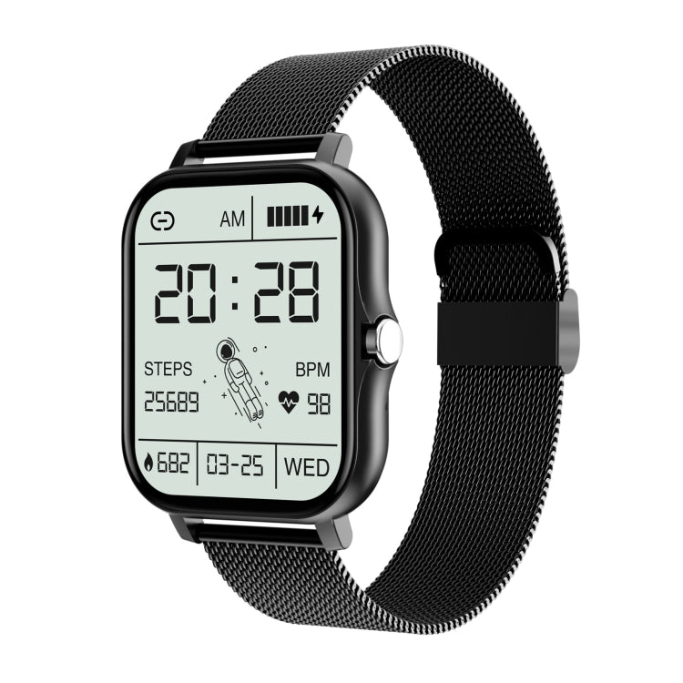 GT20 Schermo TFT da 1,69 pollici IP67 Orologio intelligente impermeabile, Supporto controllo musica / Chiamata Bluetooth / Monitoraggio frequenza cardiaca / Monitoraggio pressione sanguigna, Silicone Strap, Steel Strap