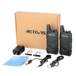 Walkie Talkie RETEVIS RT22S 22 Canali FRS USA