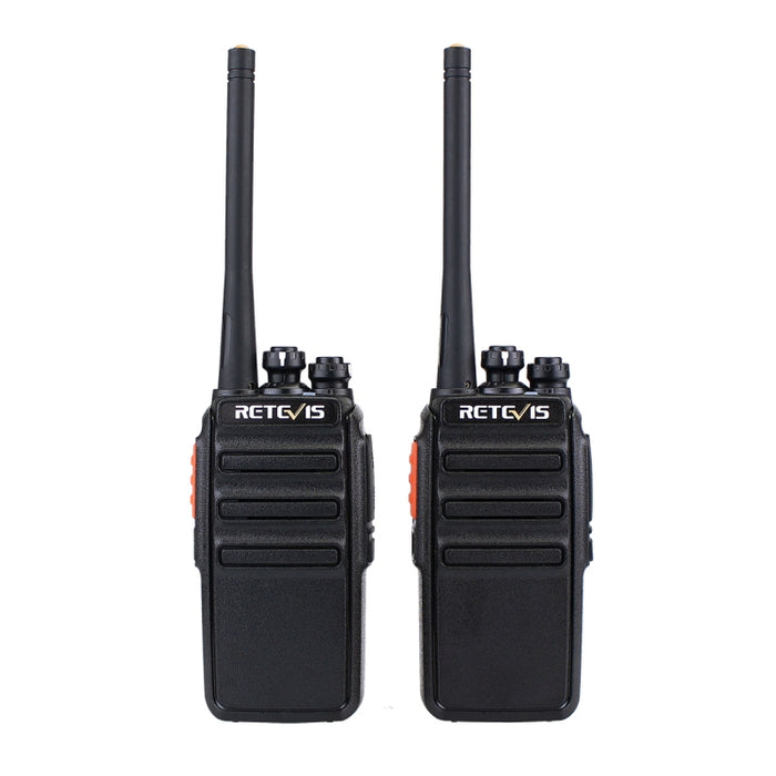 1 coppia RETEVIS RT24 frequenza UE PMR 446/400-470MHz 16CHS walkie talkie portatile radio bidirezionale, spina europea, RT24
