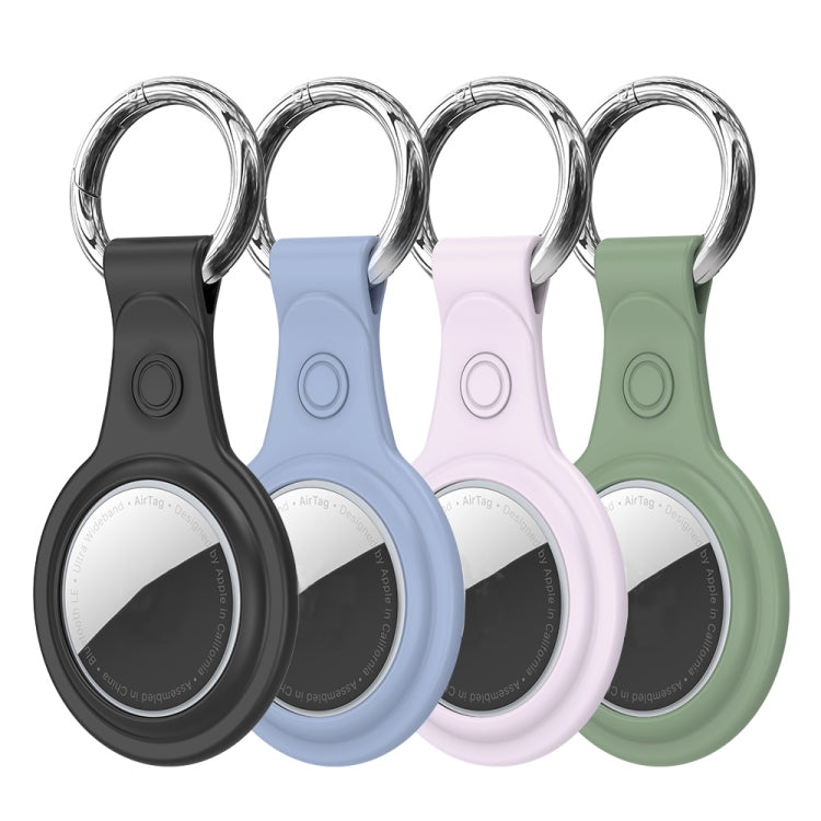 DUX DUCIS 4 pezzi/set Custodia protettiva in TPU satinato con portachiavi per AirTag