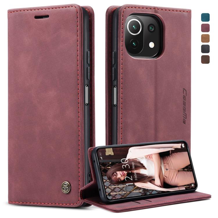 Custodia portafoglio in pelle con slot carte per Galaxy S21 FE