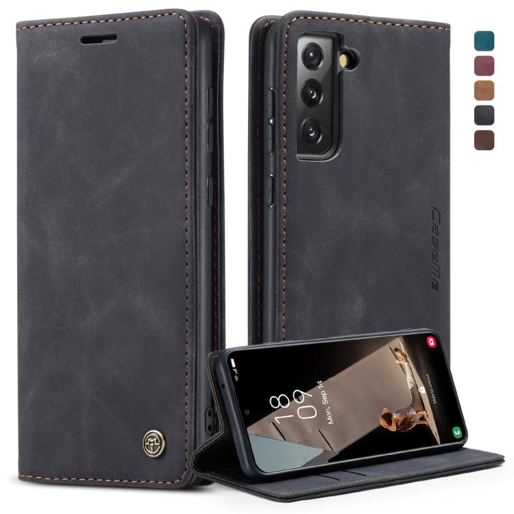 Custodia portafoglio in pelle con slot carte per Galaxy S21 FE