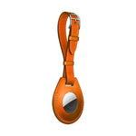 Custodia in pelle per Apple AirTag con anello di aggancio