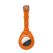 Custodia protettiva antiurto in pelle antigraffio con anello per appendere AirTag, Luggage Tag
