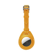 Custodia protettiva antiurto in pelle antigraffio con anello per appendere AirTag, Luggage Tag