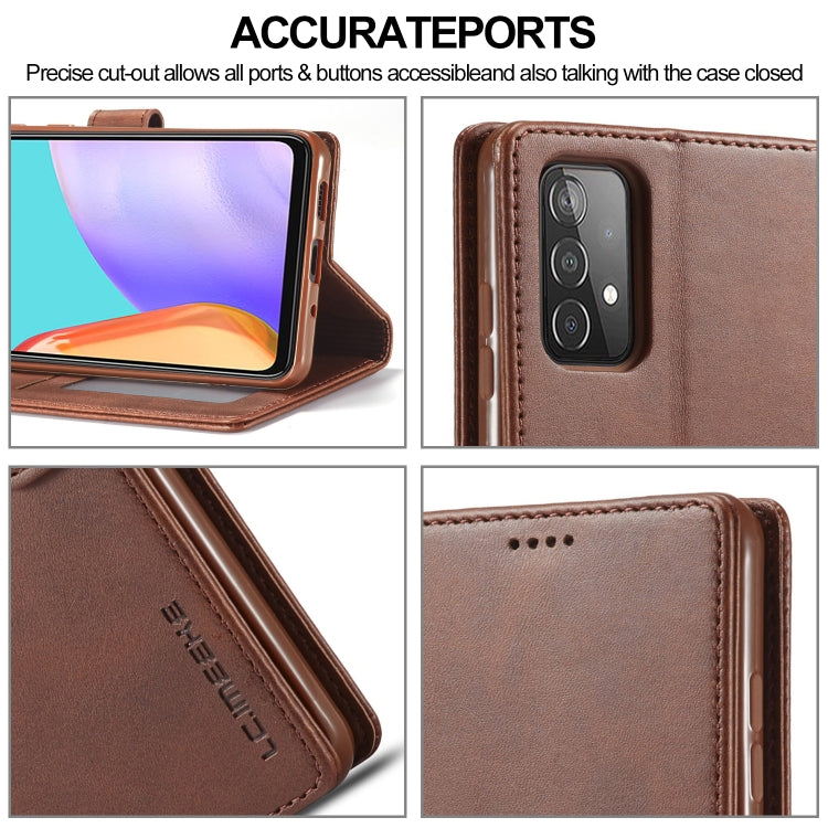Custodia portafoglio in pelle per Samsung Galaxy A82