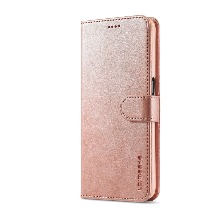 LC.IMEEKE Custodia in pelle a vibrazione orizzontale con struttura in vitello, con supporto, slot per schede e portafoglio, For OPPO F19 / A74 4G, For OPPO Realme C15 / C12 / C25