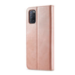 LC.IMEEKE Custodia in pelle a vibrazione orizzontale con struttura in vitello, con supporto, slot per schede e portafoglio, For OPPO F19 / A74 4G, For OPPO Realme C15 / C12 / C25