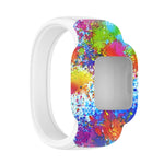 Per Garmin Vivofit JR3 Cinturino di ricambio per stampa in silicone senza fibbia, S, L
