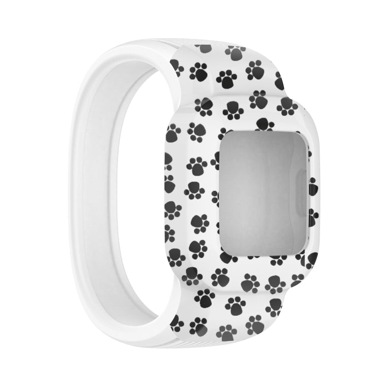 Per Garmin Vivofit JR3 Cinturino di ricambio per stampa in silicone senza fibbia, S, L