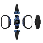 Per Garmin Vivofit JR3 Cinturino di ricambio per stampa in silicone senza fibbia, S, L