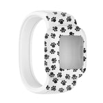 Per Garmin Vivofit JR3 Cinturino di ricambio per stampa in silicone senza fibbia, S, L