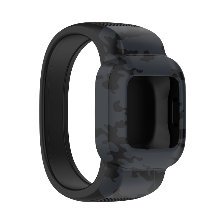 Per Garmin Vivofit JR3 Cinturino di ricambio per stampa in silicone senza fibbia, S, L