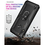 Custodia antiurto TPU con supporto rotante 360° per smartphone