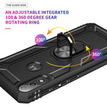 Custodia antiurto TPU con supporto rotante 360° per smartphone